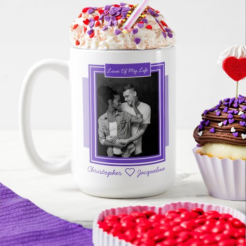 Personalized Romantic Valentines Day Photo Coffee Mug