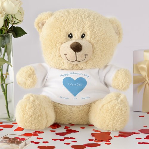 Personalized Romantic Valentines Love Letter Teddy Bear