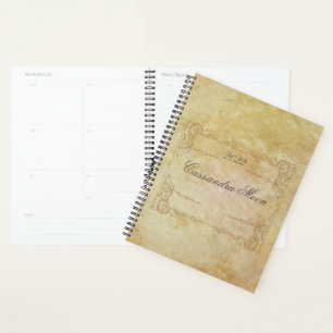 Personalized  Romantic Vintage   Planner