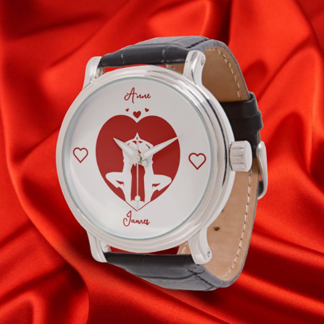  Personalized Romantic Yoga Couple eWatch Watch (Creator Uploaded)