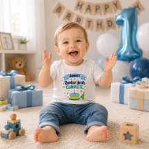Personalized Rookie Year Complete 1st Birthday 