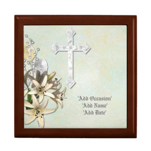 Personalized ROSARY Beads Box - Commemorative Gift