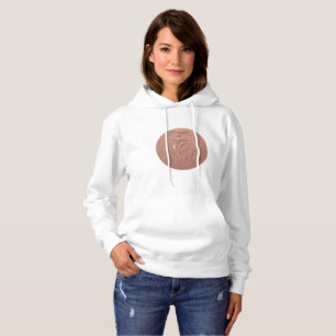 Personalized Rose Gold Glitter Name Design – Emely Hoodie