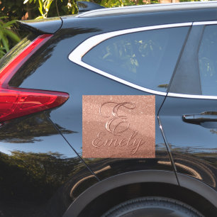 Personalized Rose Gold Glitter Name Design – Emely Sticker