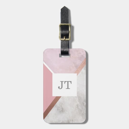 marble effect luggage
