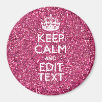 Personalized Rose Keep Calm Decor