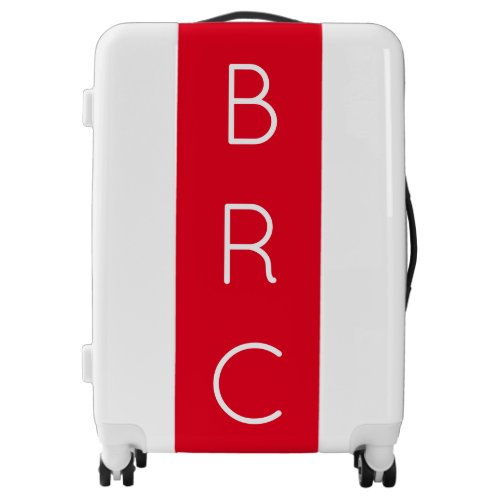 Personalized Rose Red Luggage