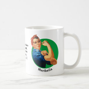 Personalized ROSIE RIVETER Christian Coffee Mug