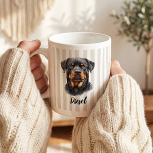 Personalized Rottweiler Custom Rottie Dog Lover Coffee Mug