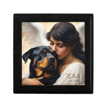 Personalized Rottweiler Memorial Keepsake