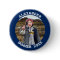 Personalized Round Family Photo Navy Blue