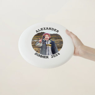 Personalized Round Family Photo Wham-O Frisbee