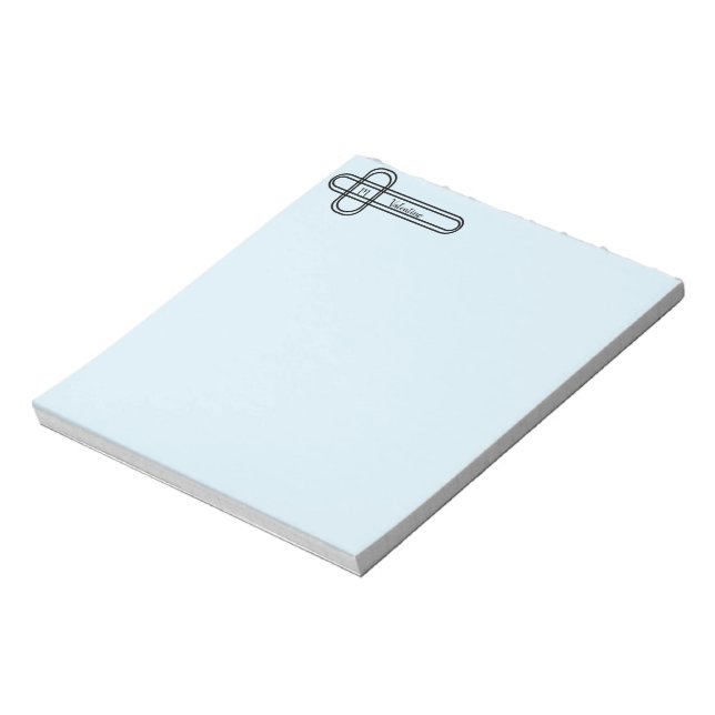Personalized Rounded Squares Design Notepad (Rotated)