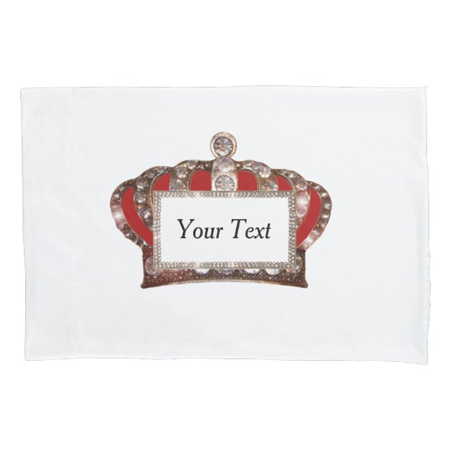Personalized “Royal Crown” Pillow Case (Front)