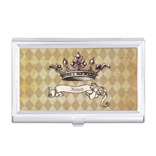 Personalized Royal Decree   Business Card Case