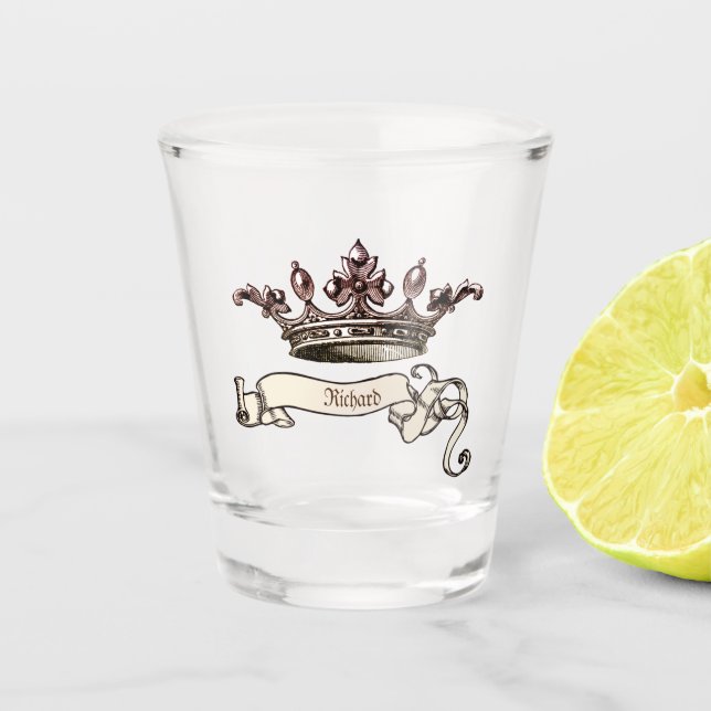 Personalized Royal Decree Shot Glass (Front)