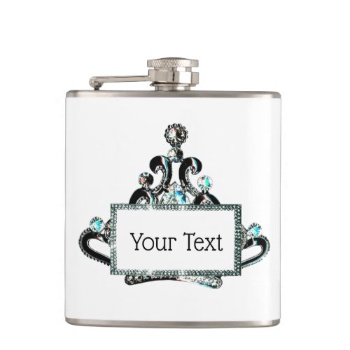 Personalized Royal Tiara Flask