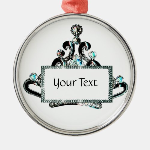 Personalized Royal Tiara Metal Ornament