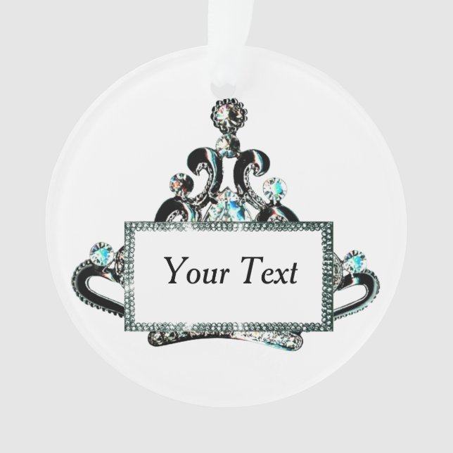 Personalized Royal Tiara Ornament (Front)