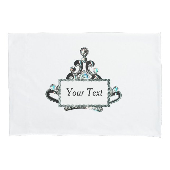 Personalized “Royal Tiara” Pillow Case (Front)