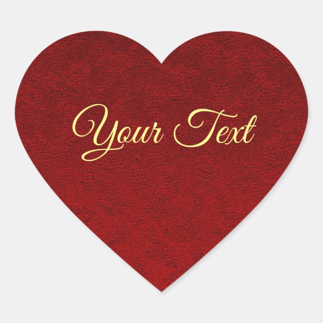 Personalized Royal Velvet Sticker (Front)