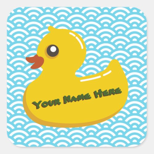 Personalized Rubber duck Stickers