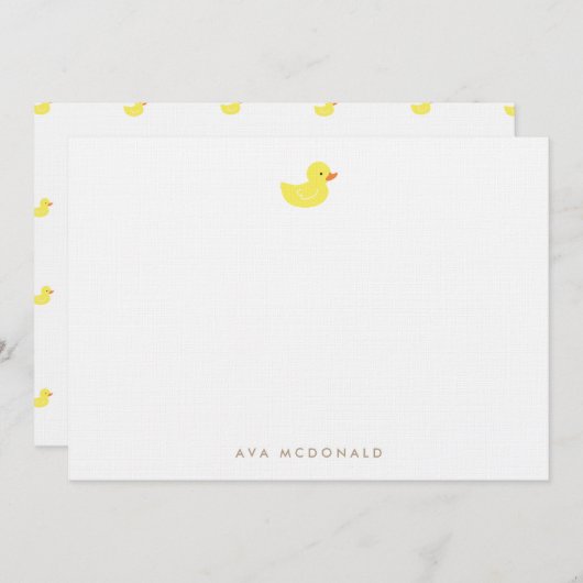 Personalized | Rubber Ducky (Front/Back)