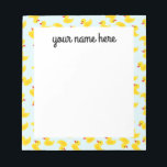 Personalized Rubber Ducky Notepad<br><div class="desc">Personalized Rubber Ducky Notepad</div>