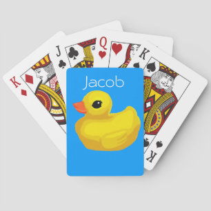 Personalized "Rubber Ducky" Playing Cards