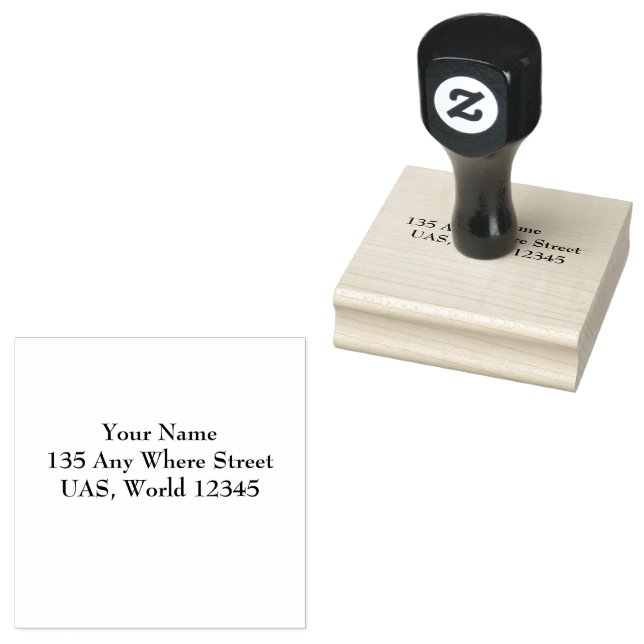 Personalized  rubber stamp (Stamped)