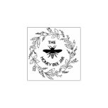 Personalized Rubber Stamp - HoneyBee Jar