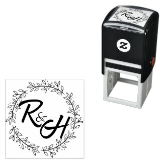 Personalized Rubber Stamp with Ink Pad