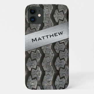Personalized Rubber Tire Treads iPhone 11 Case