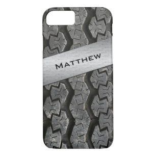 Personalized Rubber Tire Treads iPhone 7 Case
