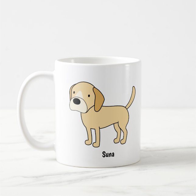 Personalized Rubyfornia Dogs Classic Mug (Left)