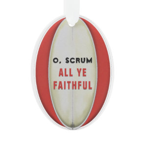 Personalized Rugby Collectible Ceramic Ornament