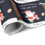 Personalized Rugby Holiday Gift Wrapping Paper