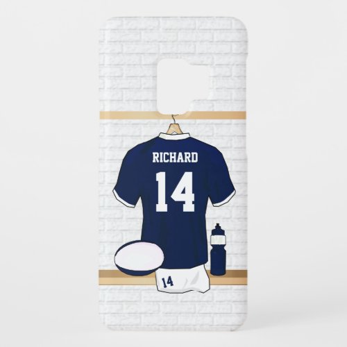 Personalized Rugby Jersey in locker room Case_Mate Samsung Galaxy S9 Case