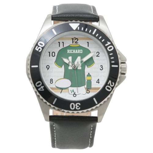 Personalized Rugby Jersey wrist watches