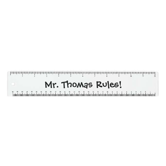 Personalized Ruler (Front)