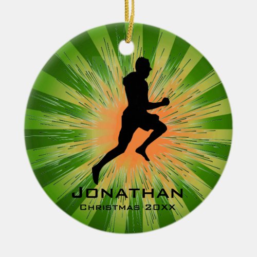 Personalized Runner Ornament