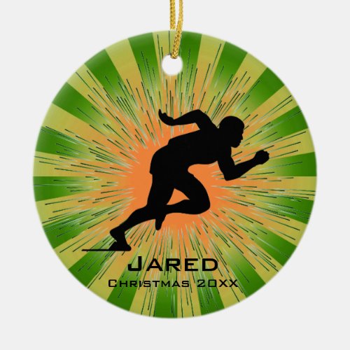 Personalized Runner Ornament