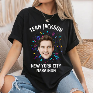 Personalized Runner's Family Runner Team Marathon T-Shirt