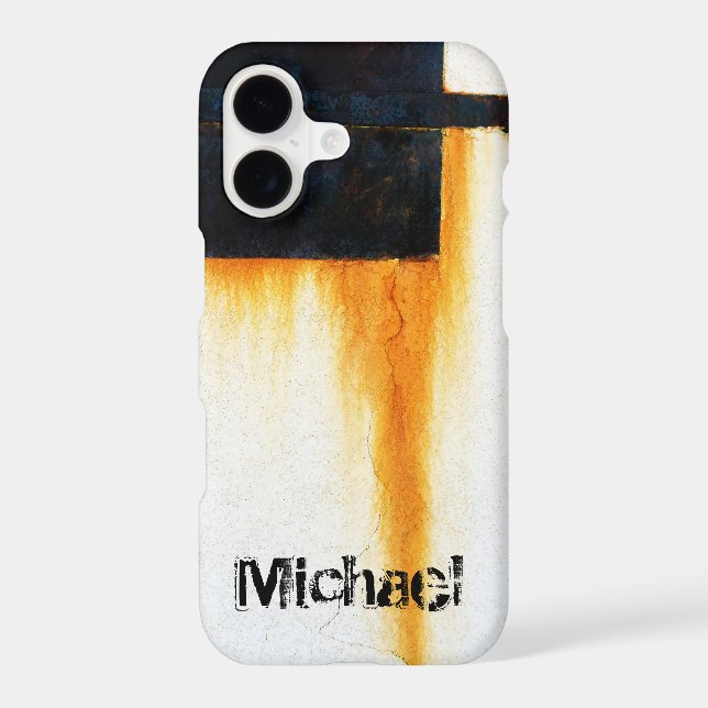 Personalized  -  Rusted Bar Wall Iphone Case (Back)