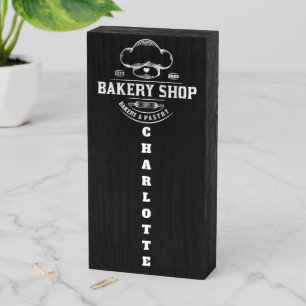 Personalized Rustic Bakery Sign with Date