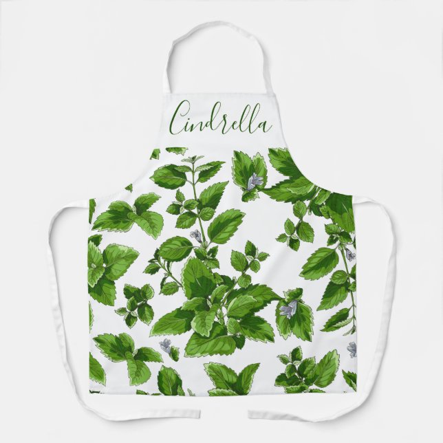 Personalized Rustic Farmhouse Ivy Apron (Front)