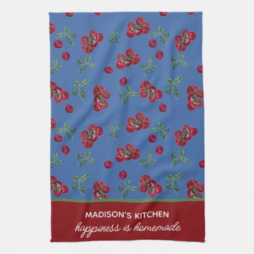  Personalized  Rustic Farmhouse Tomato  Kitchen Towel