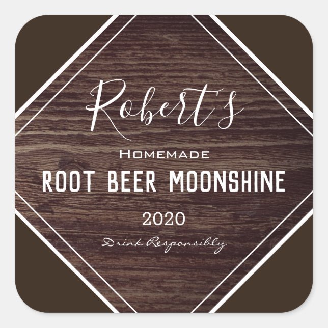 Personalized Rustic Label (Front)