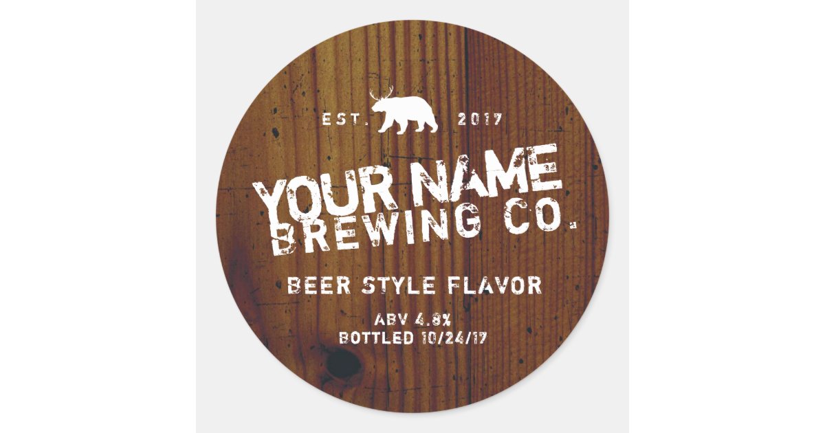 Personalized Rustic Labels - Add your own words | Zazzle.com