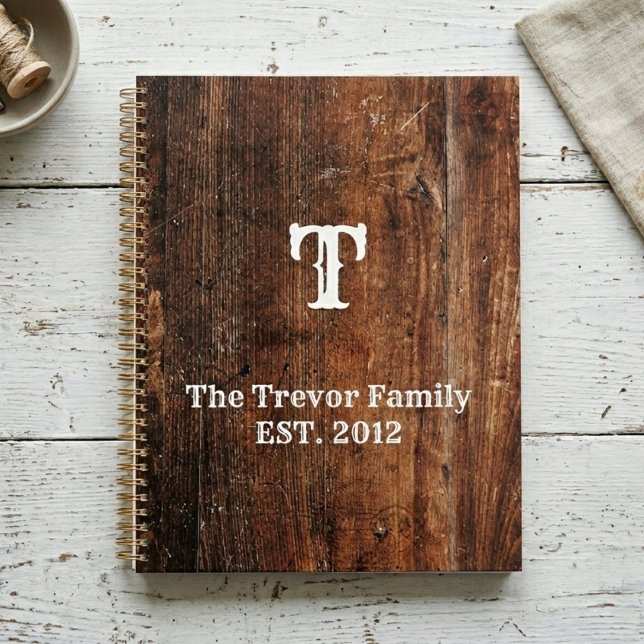 Personalized Rustic Old Wood Planner (Creator Uploaded)